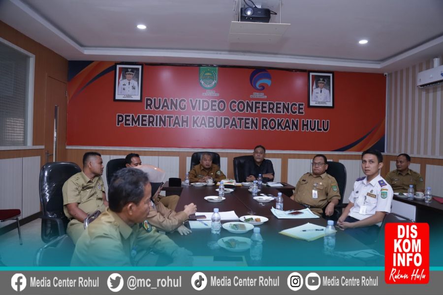 Pemkab Rohul Ikuti Rakor Bersama Mendagri terkait Pengendalian Inflasi
