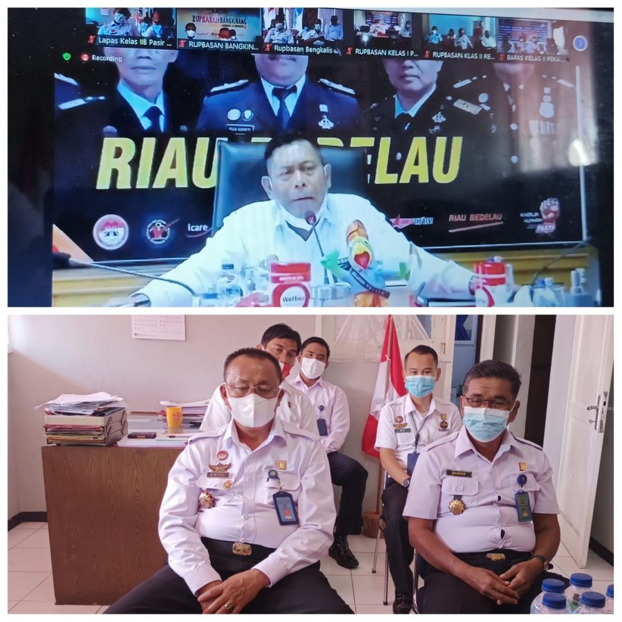 Penguatan Humas Kemenkumham Se-Riau, Kalapas dan Humas Lapas Seribu Suluk Turut Hadir