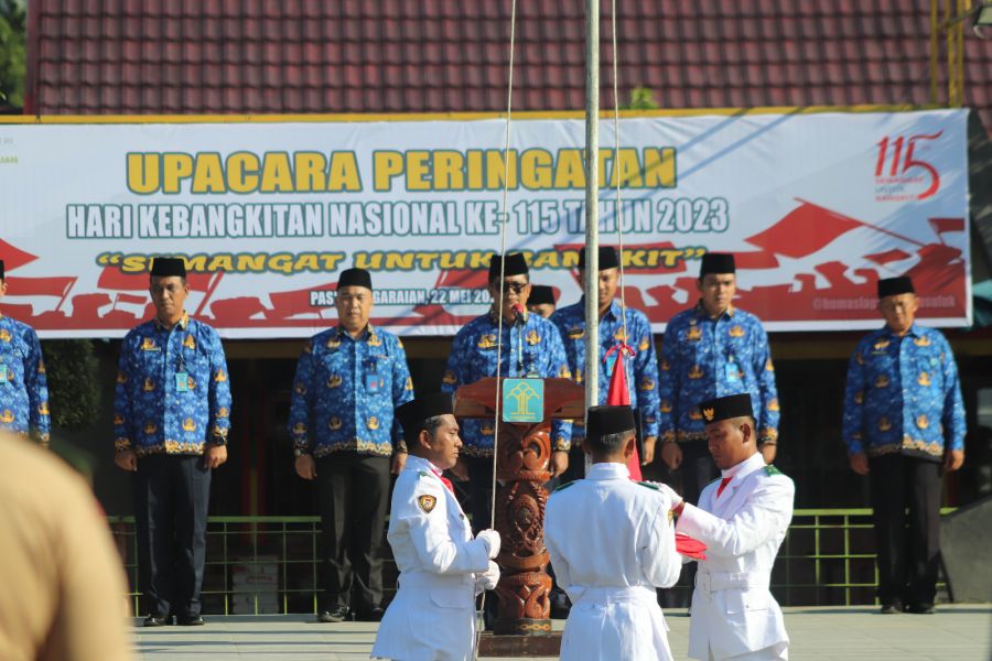 Peringati Harkitnas Ke-115, Lapas Pasir Pengaraian Ajak WBP Ikuti Upacara
