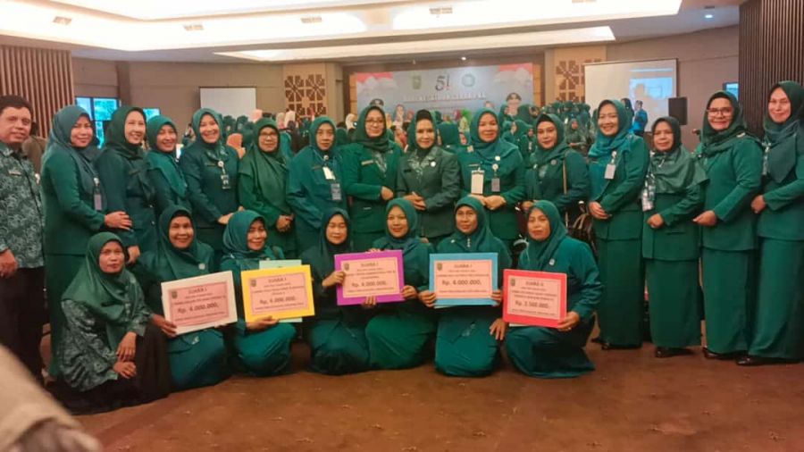 PKK Rohul Raih Juara 5 Perlombaan pada HKG ke 51 Tingkat Provinsi Riau Tahun 2023
