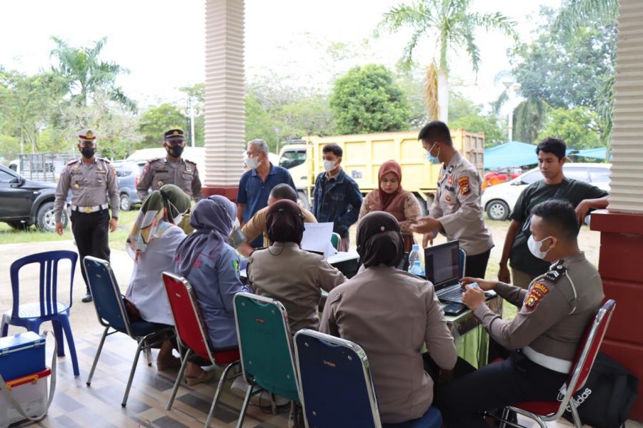 Polres Rohul Gelar Operasi KLK 2022 Patuh Prokes