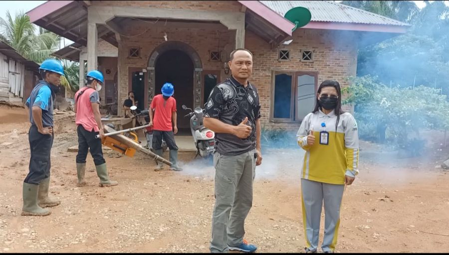 PT SAI Giatkan Gerakan Fogging Pemukiman Warga, Antisipasi Wabah DBD