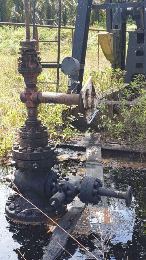 Puluhan Barel Minyak Aset Negara Tumpah di Rokan Hulu