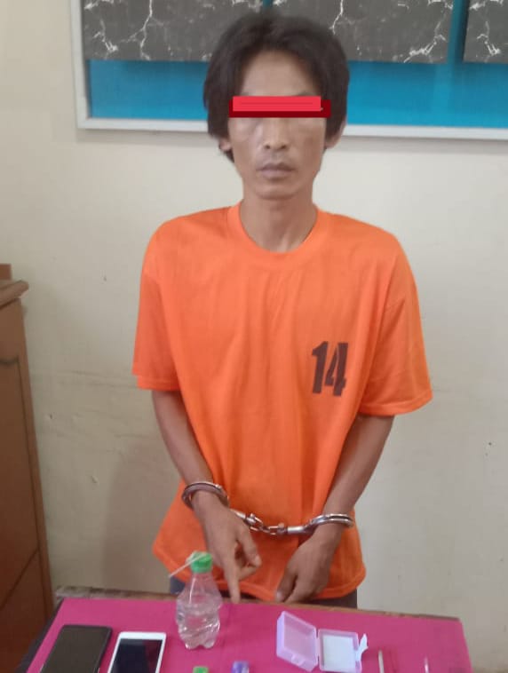 Residivis Budak Sabu Kembali Ditangkap Polsek Kunto Darussalam