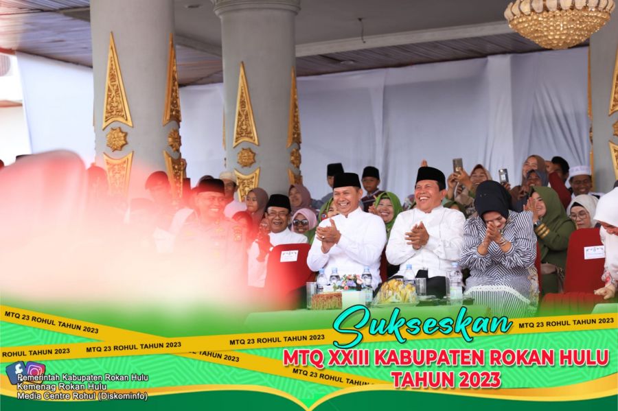 Ribuan Masyarakat Hadiri Tabligh Akbar Isra' dan Mi'raj Dalam Rangka Pembukaan MTQ Tingkat Kab.Rohul