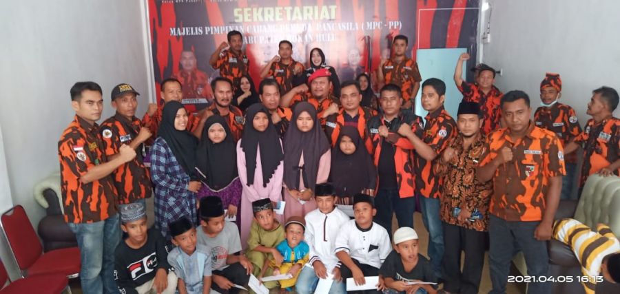 Sambut Bulan Puasa, MPC PP Rokan Hulu Berikan Santunan Kepada Anak Yatim