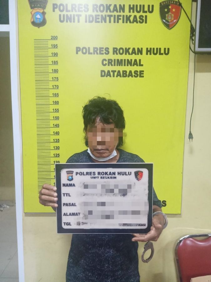 Satreskrim Polres Rokan Hulu Tangkap Penjual Nomor Togel