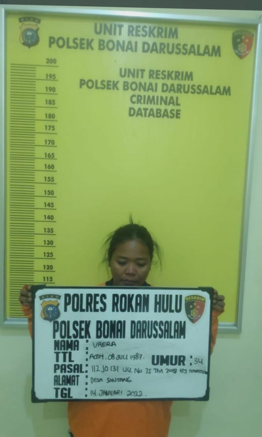 Sedang Pesta Sabu, Dua Sejoli Diringkus Personil Polsek Bonaidarussam