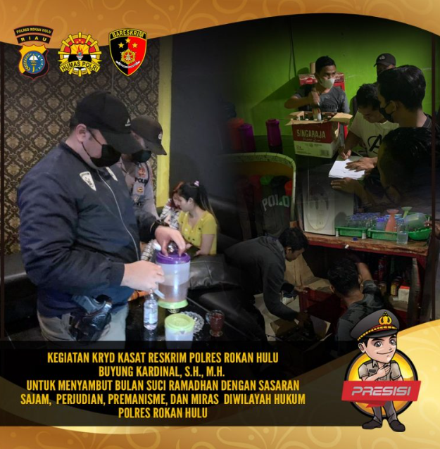 Sambut Bulan Suci Ramadhan, Sejumlah Cafe di Rohul Dirazia