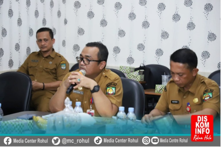 Sekda Rohul Pimpin Rapat Evaluasi MPC
