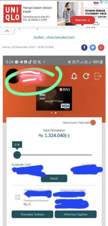 Seperti Bola Pinball, Keluhan Saya Diputar-putar  Bank BNI