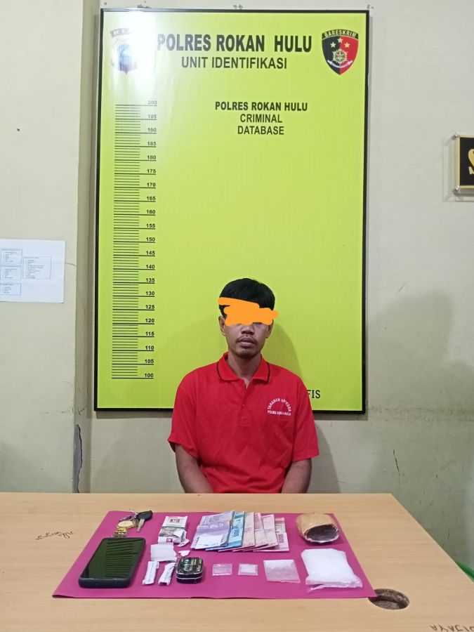 Sering Transaksi Narkoba, Seorang Pria di Tambusai Diringkus Polisi