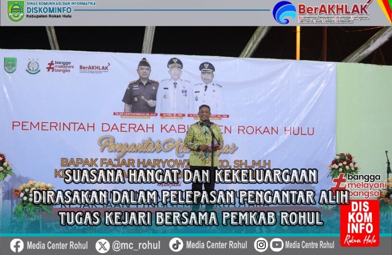 Suasana Hangat Dan Kekeluargaan Dirasakan Dalam Pengantar Alih Tugas Kajari 