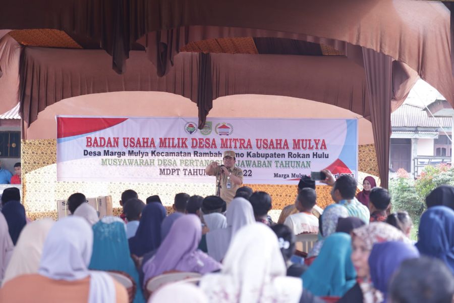Sukiman Bangga Perkembangan BUMDes Mitra Usaha Mulya