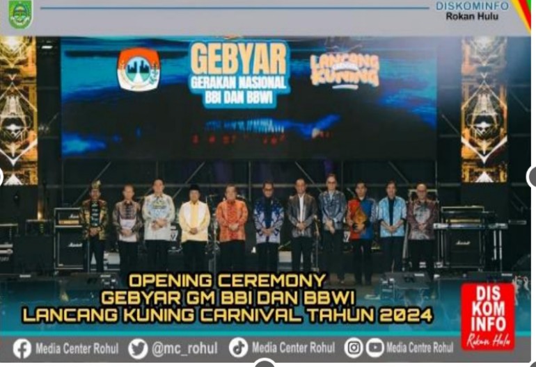 Sukiman Hadiri Opening Ceremony Gebyar Gernas BBI/BBWI dan Lancang Kuning