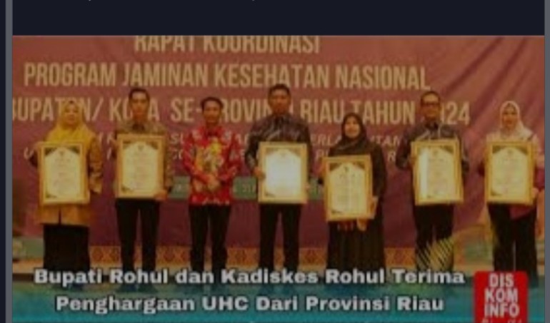 Sukiman Raih Penghargaan Dari Presiden RI Dibidang UHC