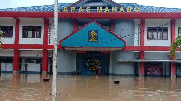 Tanggap Darurat Banjir, Lapas Manado Lakukan Evakuasi Warga Binaan