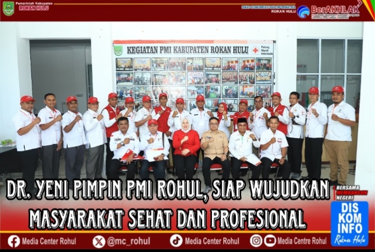 Terpilih Secara Aklamasi dr.Yeni Pimpin PMI Rohol