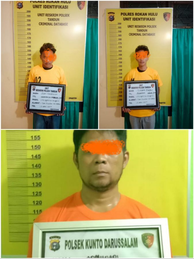 Tiga Tersangka Pemilik Sabu Diamankan Polisi
