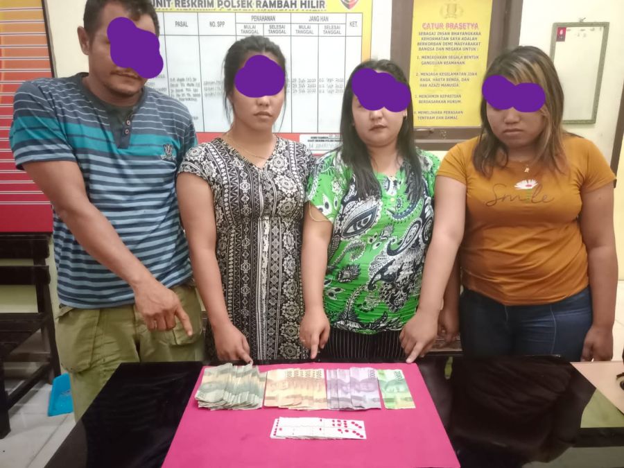 Tim Polsek Rambah Hilir Grebek Kontrakan Bolang Simpang D
