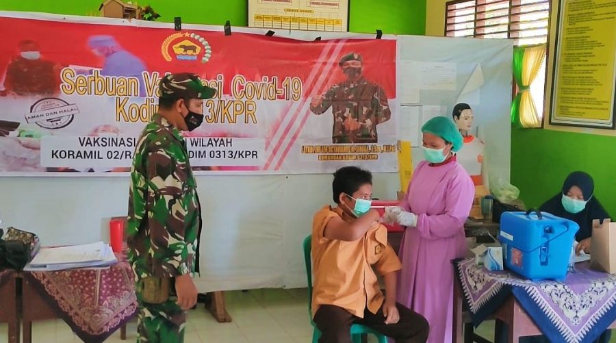 Ucapan Guyon Dilontarkan Salah Satu Siswa Usai Ikuti Vaksinasi Covid-19