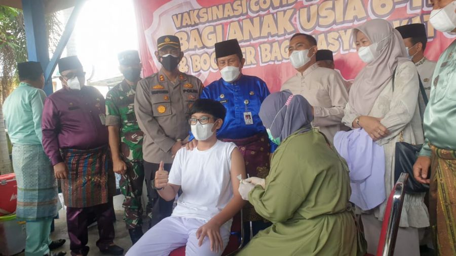 Vaksinasi Usia 6-11 Tahun Capai 6.780 Dosis