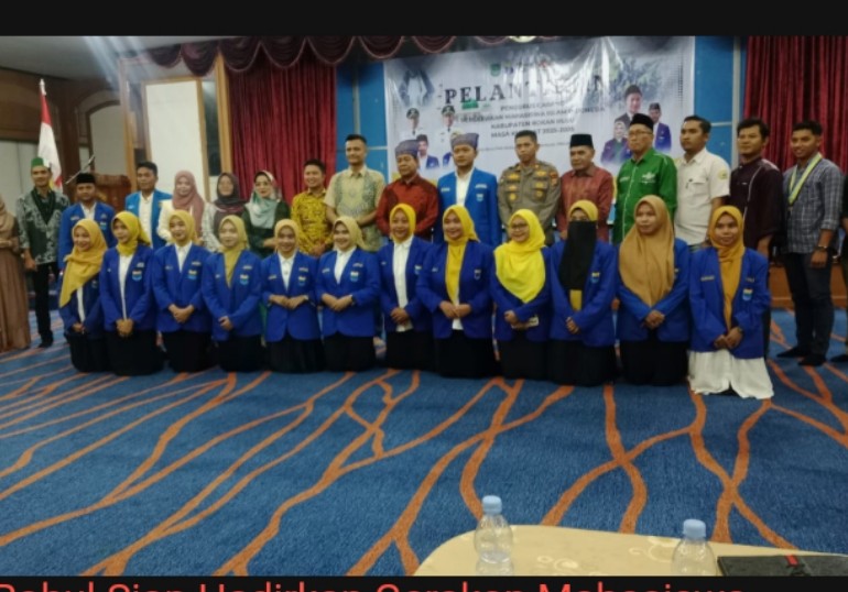 Wabup Poti Hadiri Pelantikan  PMII