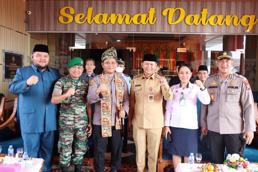 Wabup Rohul Ikuti Welcome And Farewell Parade dan Pisah Sambut Kapolres Baru