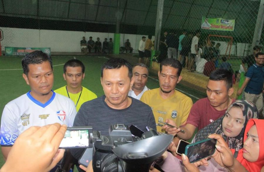 Wabup Rohul Resmi Buka Iven Turnamen Futsal Resika Cup Tahun 2022