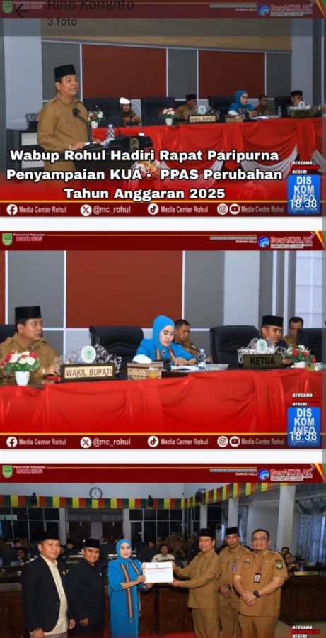 Wabup Syafaruddin Poti Hadiri Rapat Paripurna 