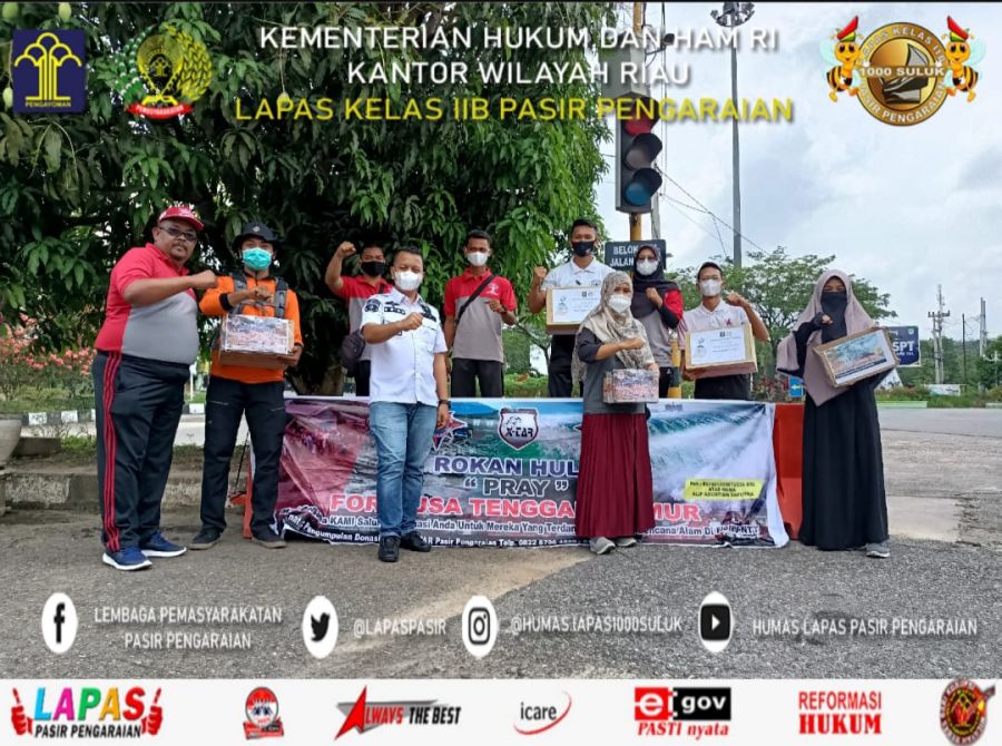 X-Tar Dan Lapas Kelas II B Pasir Pengaraian Galang Dana Untuk NTT