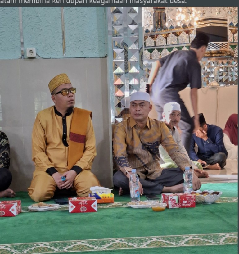 Zulfahrianto Menghadiri Acara Maulid Nabi Di Masjid Fastabikul Khairat