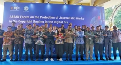 Didepan Forum Jurnalis ASEAN, Menkum Supratman Dorong Perlindungan Hak Cipta Jurnalistik di Era AI