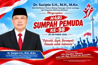 Dr. Sucipto Ajak Pemuda Indonesia Perkuat Nasionalisme dan Berinovasi di Era Digital